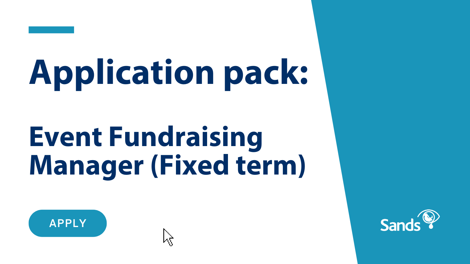 Application Event Fundraising Manager Fixed Term
