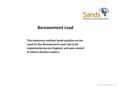 Bereavement Lead Role
