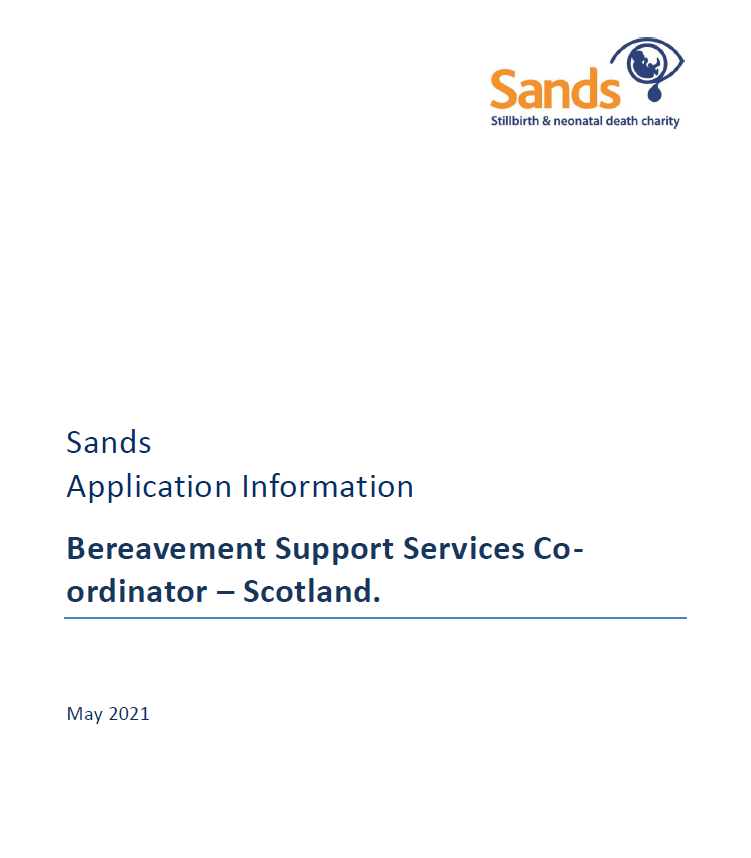 Bereavement Support Services Co-ordinator - Scotland application pack