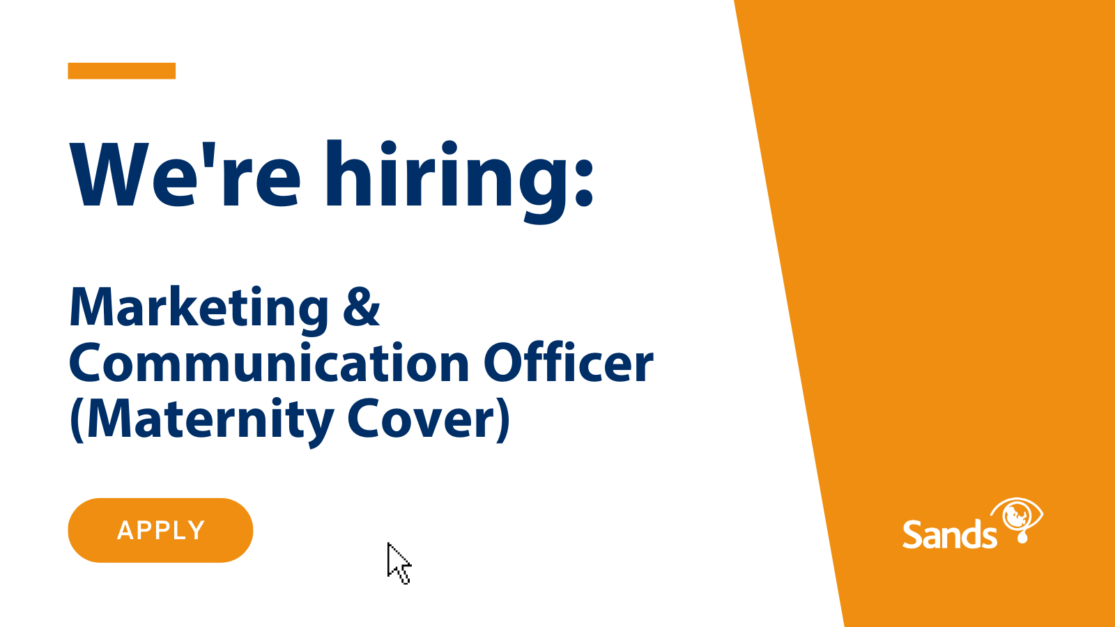 We are hiring Marketing and Communications Officer Maternity Cover