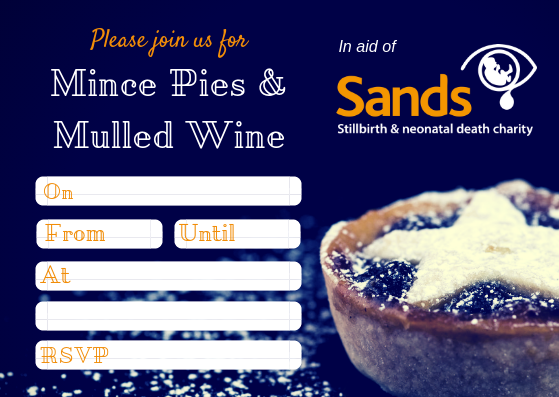 Christmas - Mince Pies and Mulled Wine Invite
