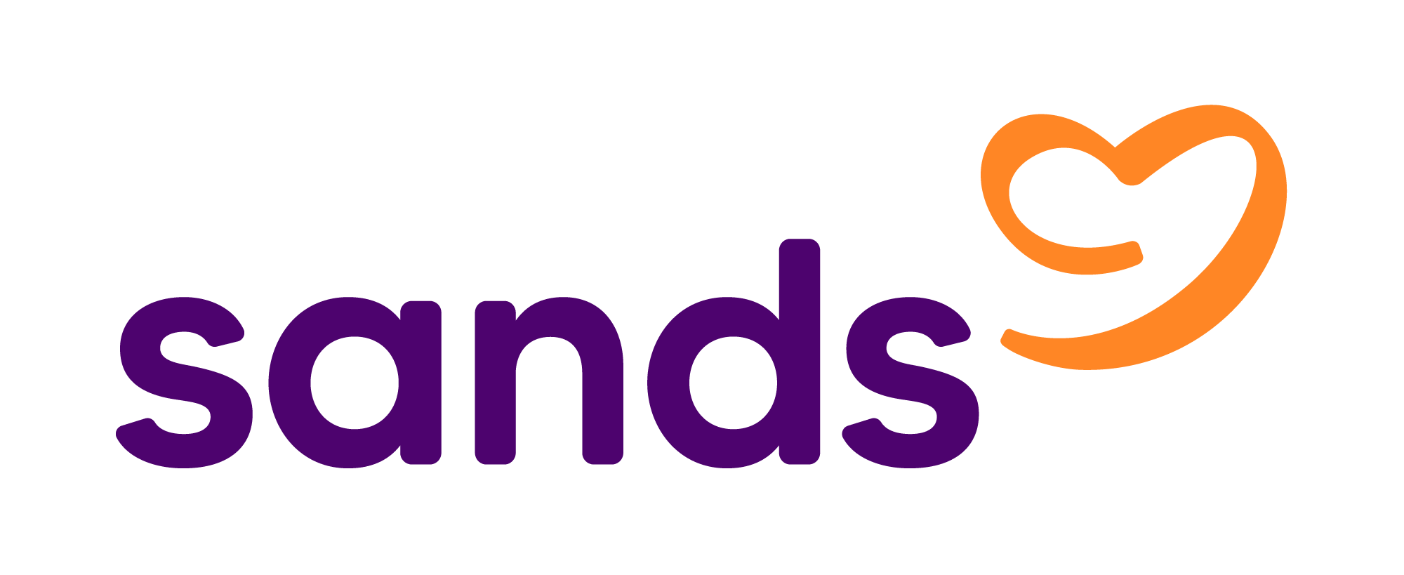 Sands UK baby loss charity logo in full colour - without strapline