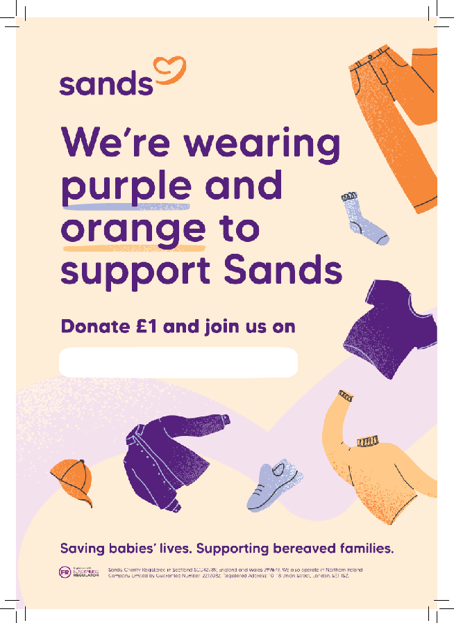 Dress Down Day Poster for printing