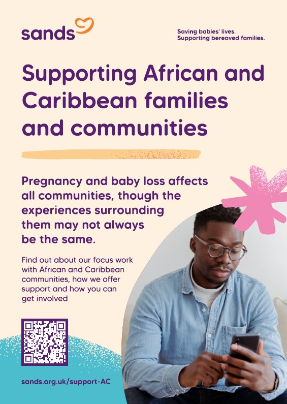 Support for African and Caribbean communities flyer cover