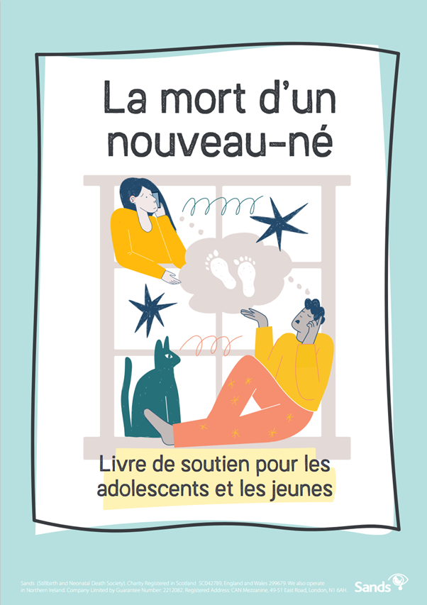 Front cover of Sands' Teens booklet in French
