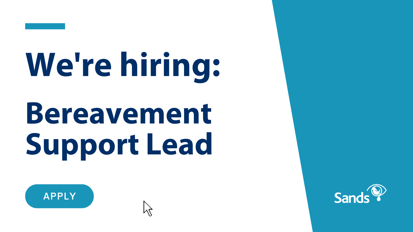 We are hiring Bereavement Support Lead
