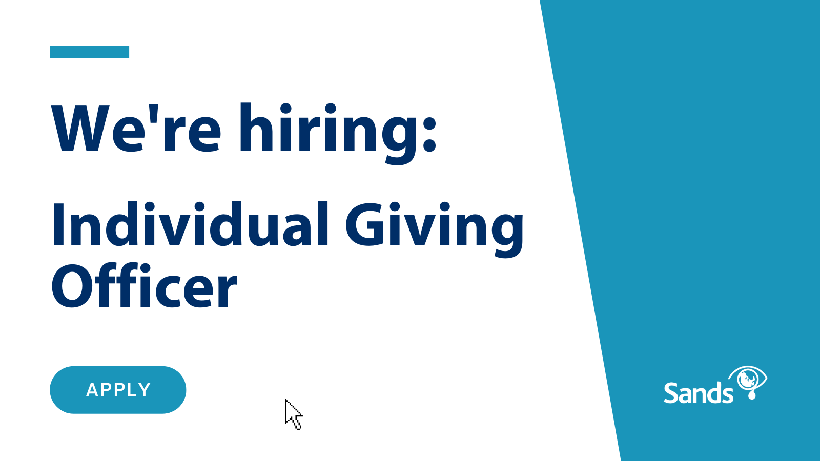 We are hiring Individual Giving Officer