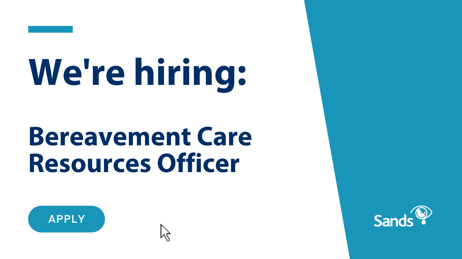 We are hiring Bereavement Care Resources Officer