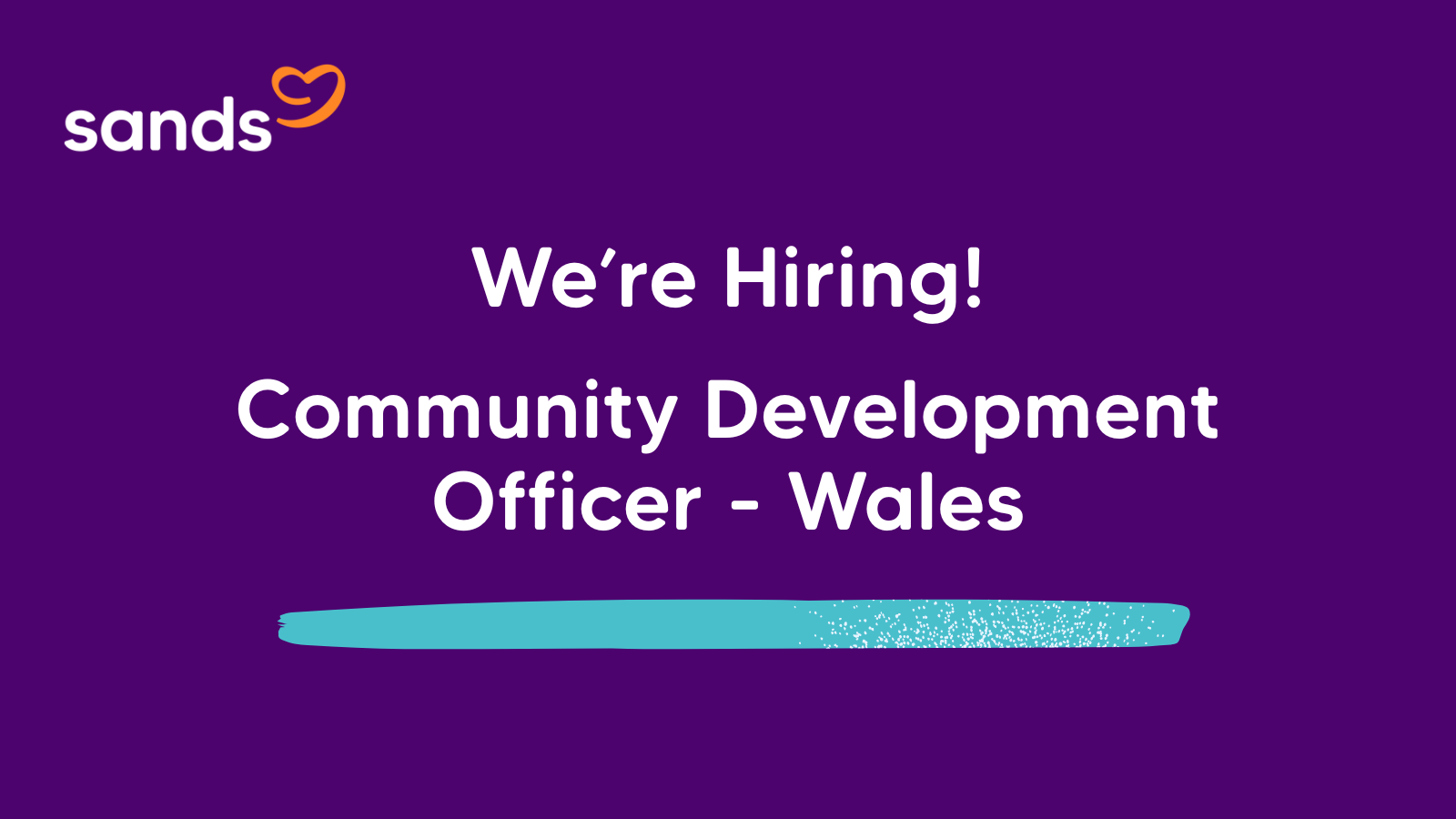 We are hiring Community Development Officer Wales