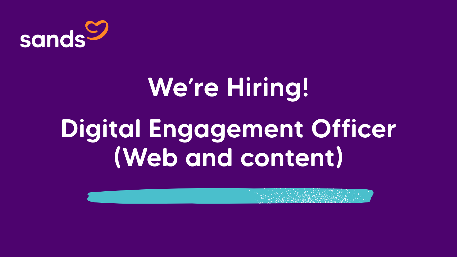 We are hiring Digital Engagement Officer
