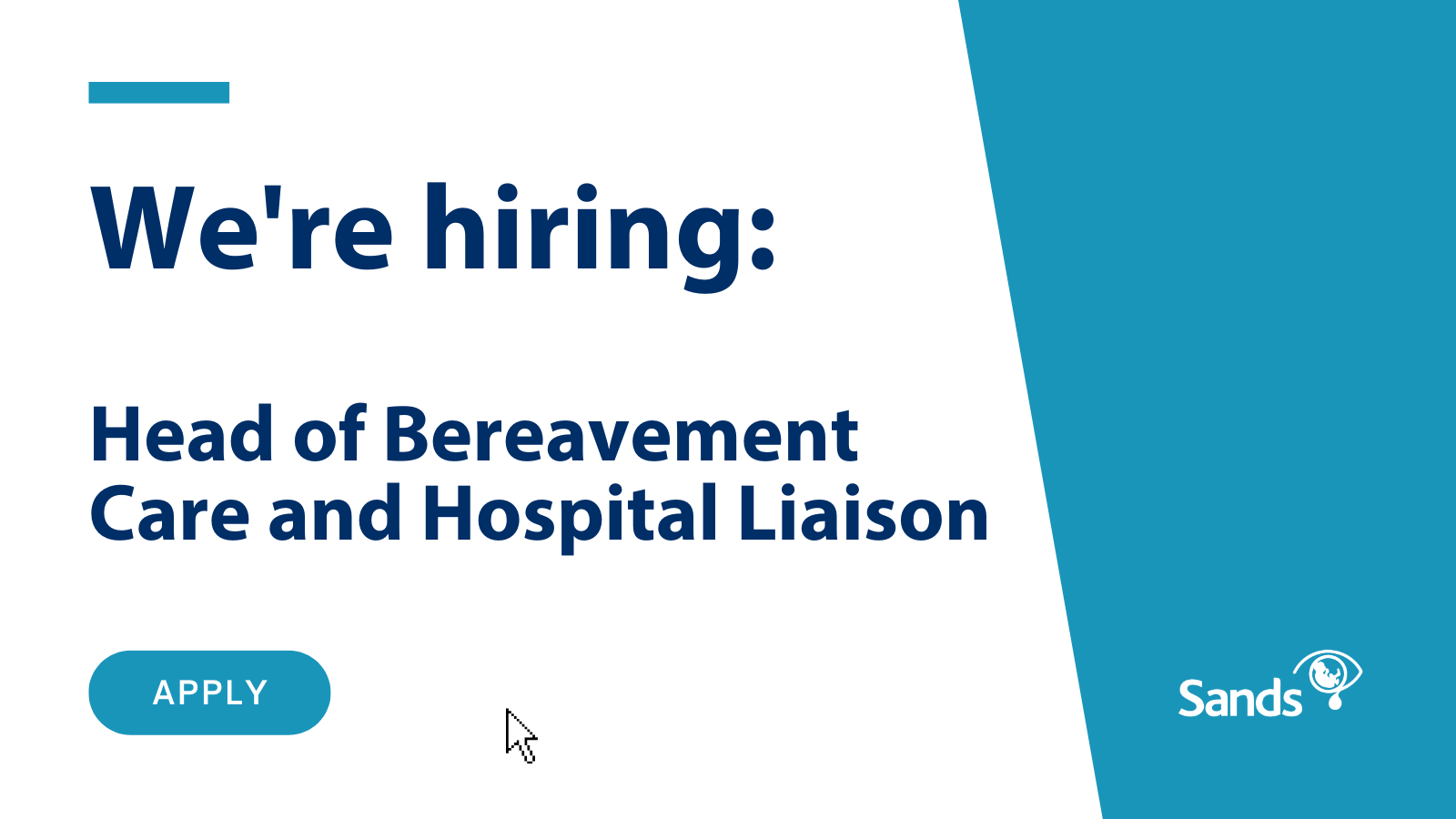 We are hiring Head of Bereavement Care and Hospital Liaison