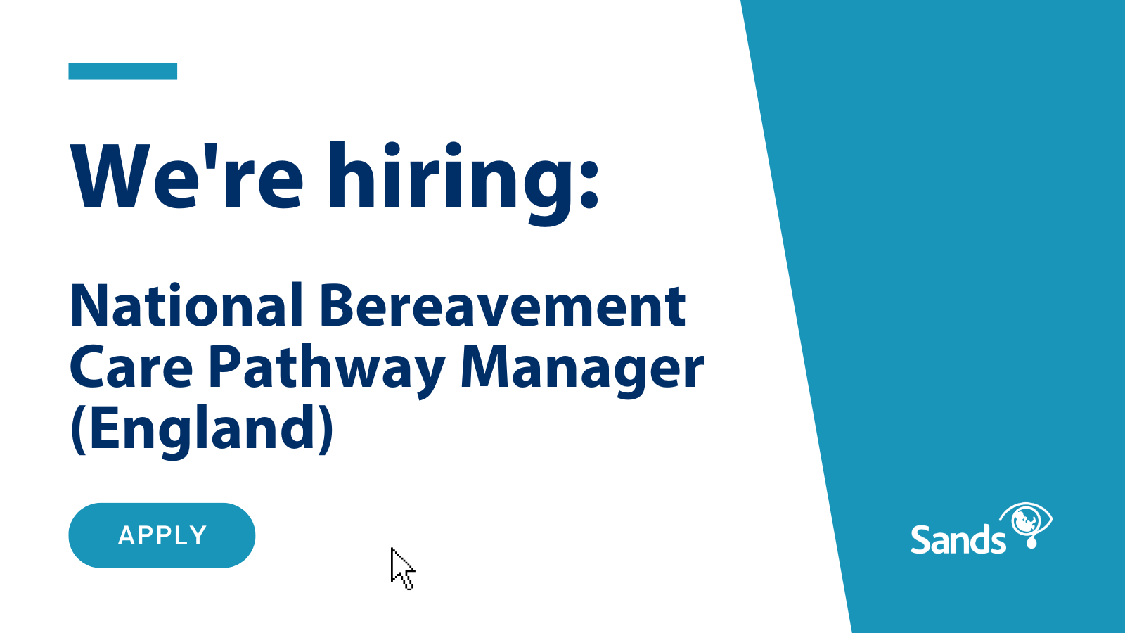 We are hiring National Bereavement Care Pathway Manager England