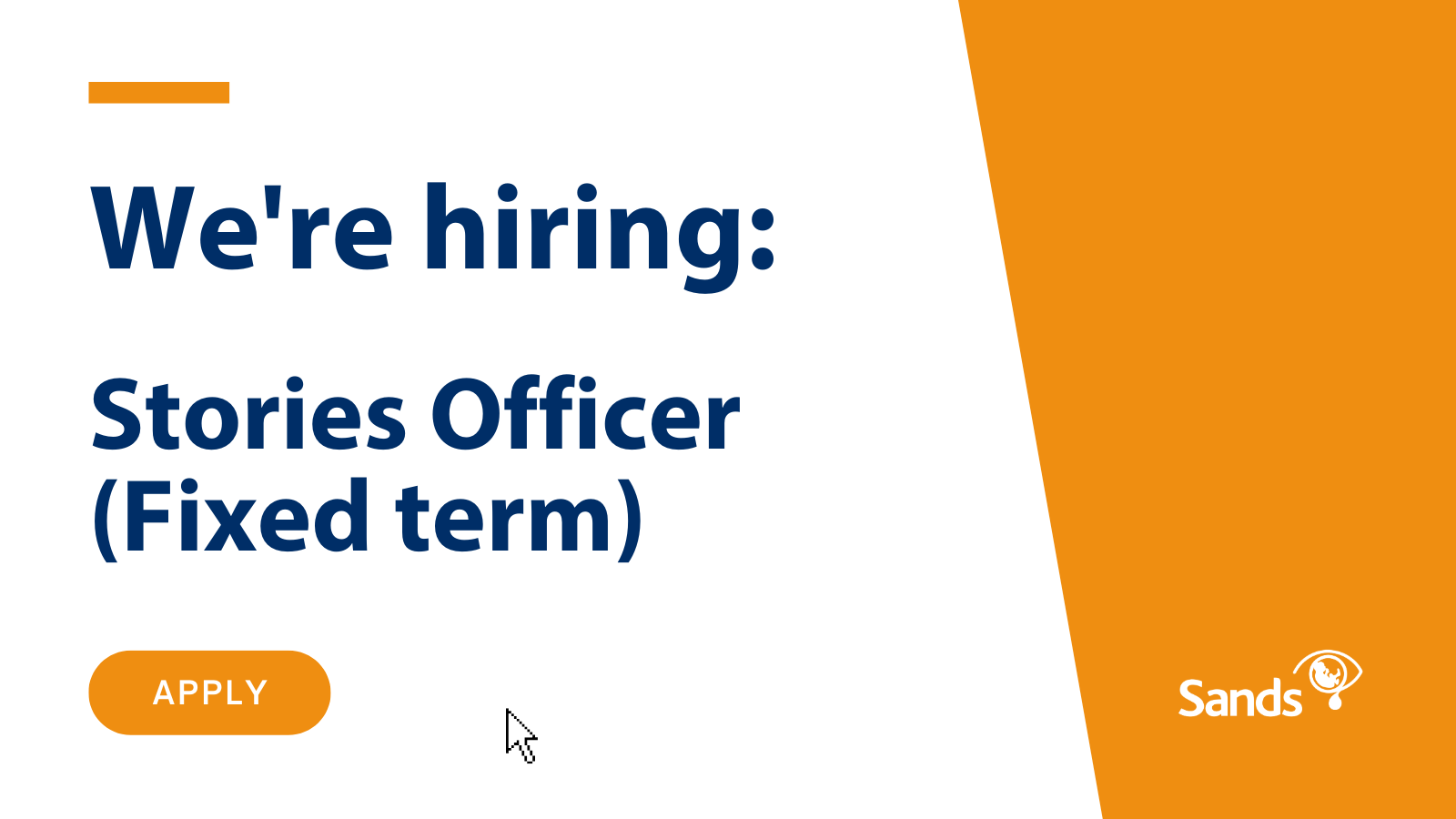 We are hiring Stories Officer