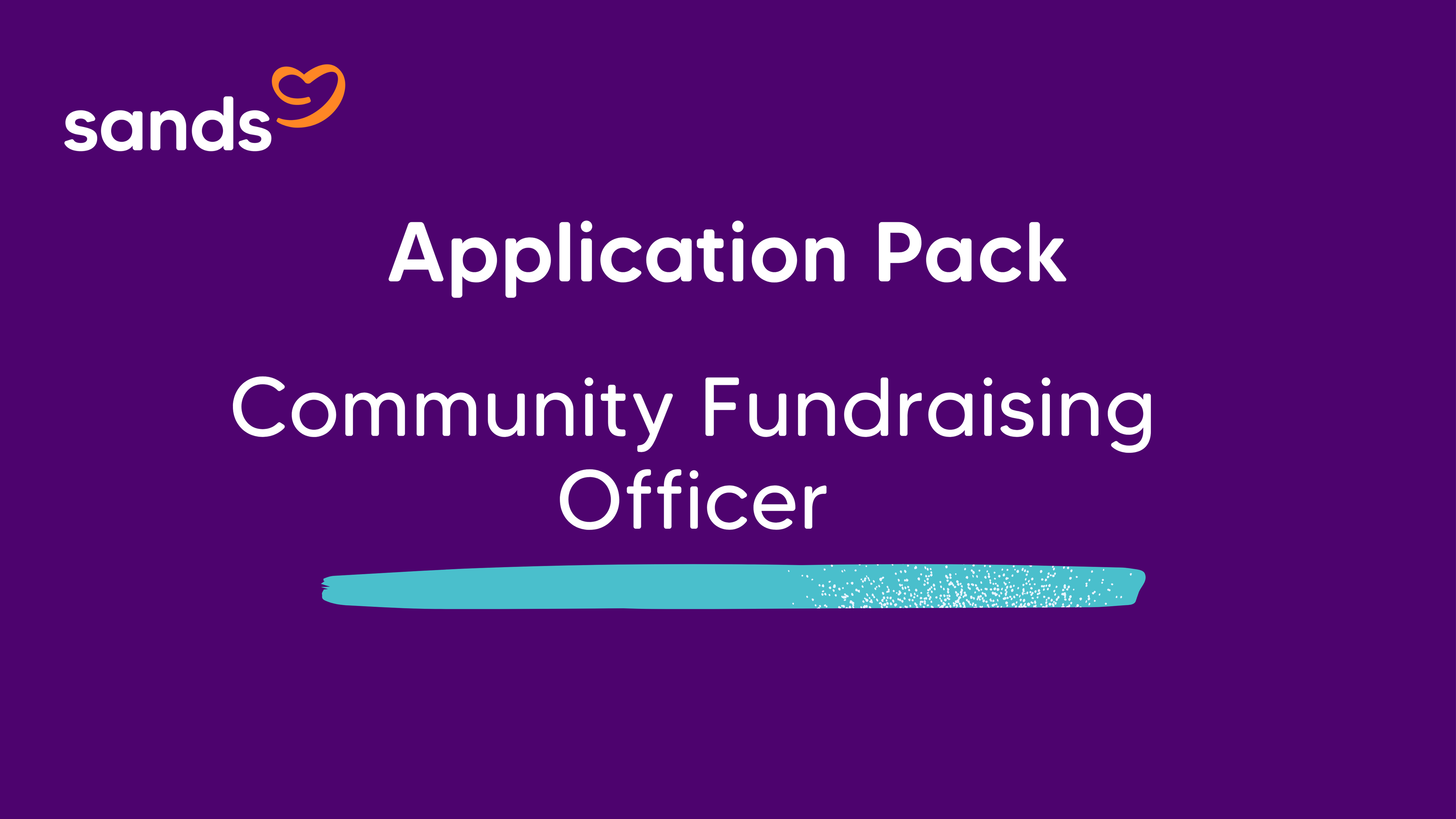 Application Pack Community Fundraising Officer