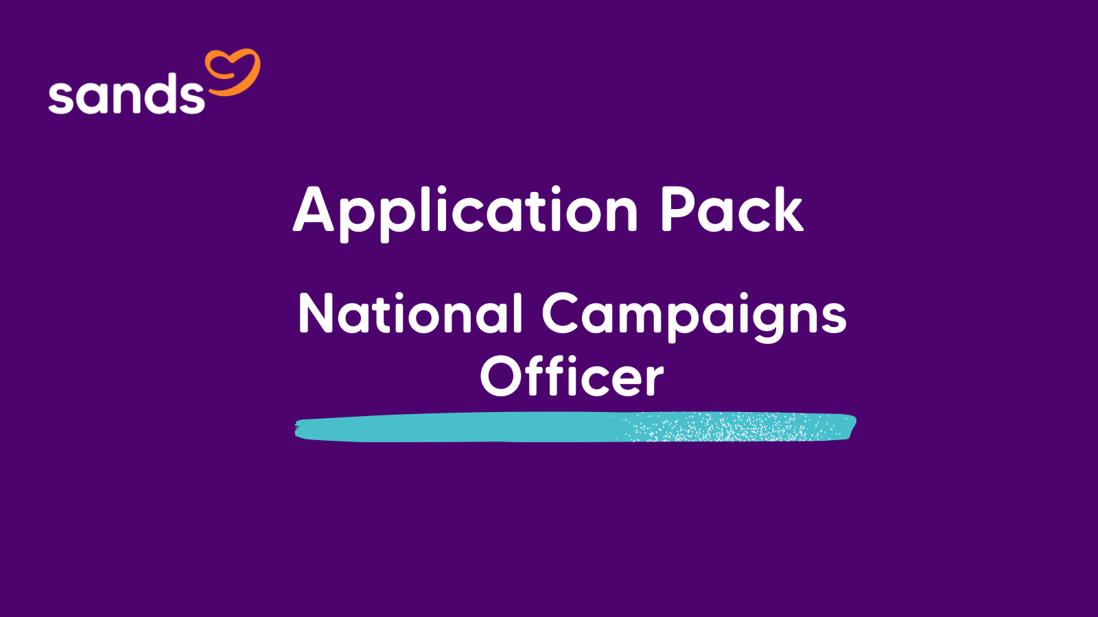 Application Pack National Campaigns Officer