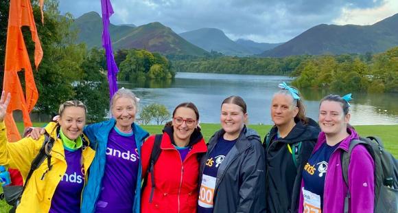 Group of people at the start of Trek Together