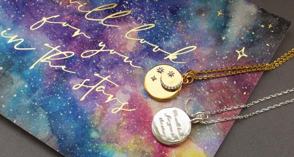 Carrie Elizabeth We will look for you in the stars necklace in aid of Sands