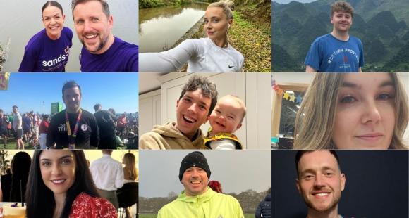 Photo collage of runners taking on the London Marathon