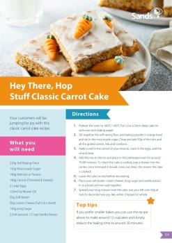 preview of carrot cake recipe