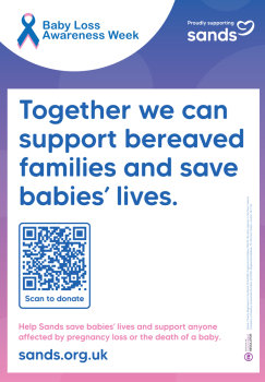 Preview of poster showing QR code