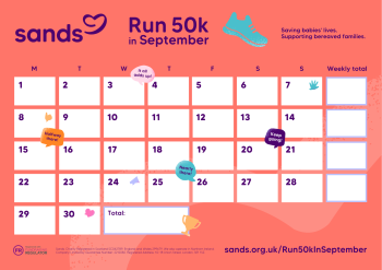Run 50k in September - tracker