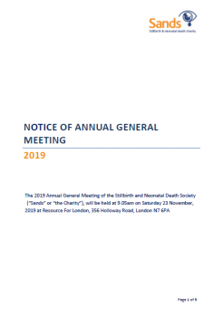 Sands AGM 2019 - Notice, Proxy and Agenda