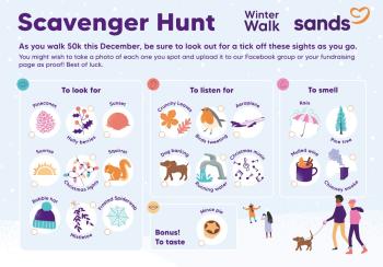 Scavenger Hunt document with different things to find