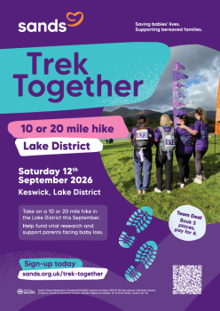 Poster with info about trek together