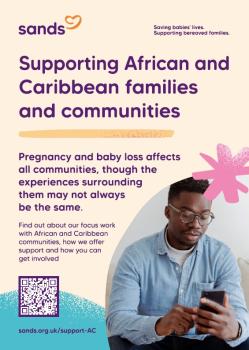 Support for African and Caribbean communities flyer cover