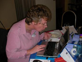 Marion Currie at the 2008 Sands Conference and AGM