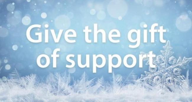 Sands' Winter Appeal: Give the Gift of Support banner
