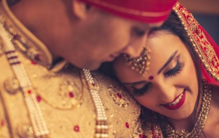 Pooja and her husband