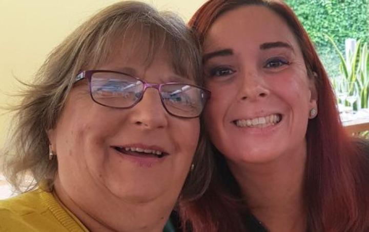 Caroline and her daughter Shona