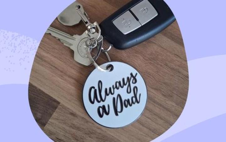 Always a Dad token on a set of keys