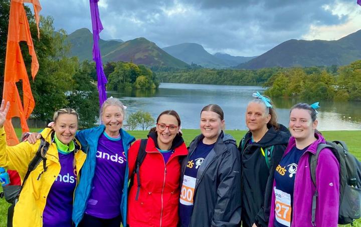 Group of people at the start of Trek Together