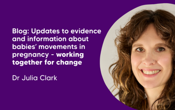 Updates to evidence and information about babies’ movements in pregnancy: working together for change. Dr Julia Clark