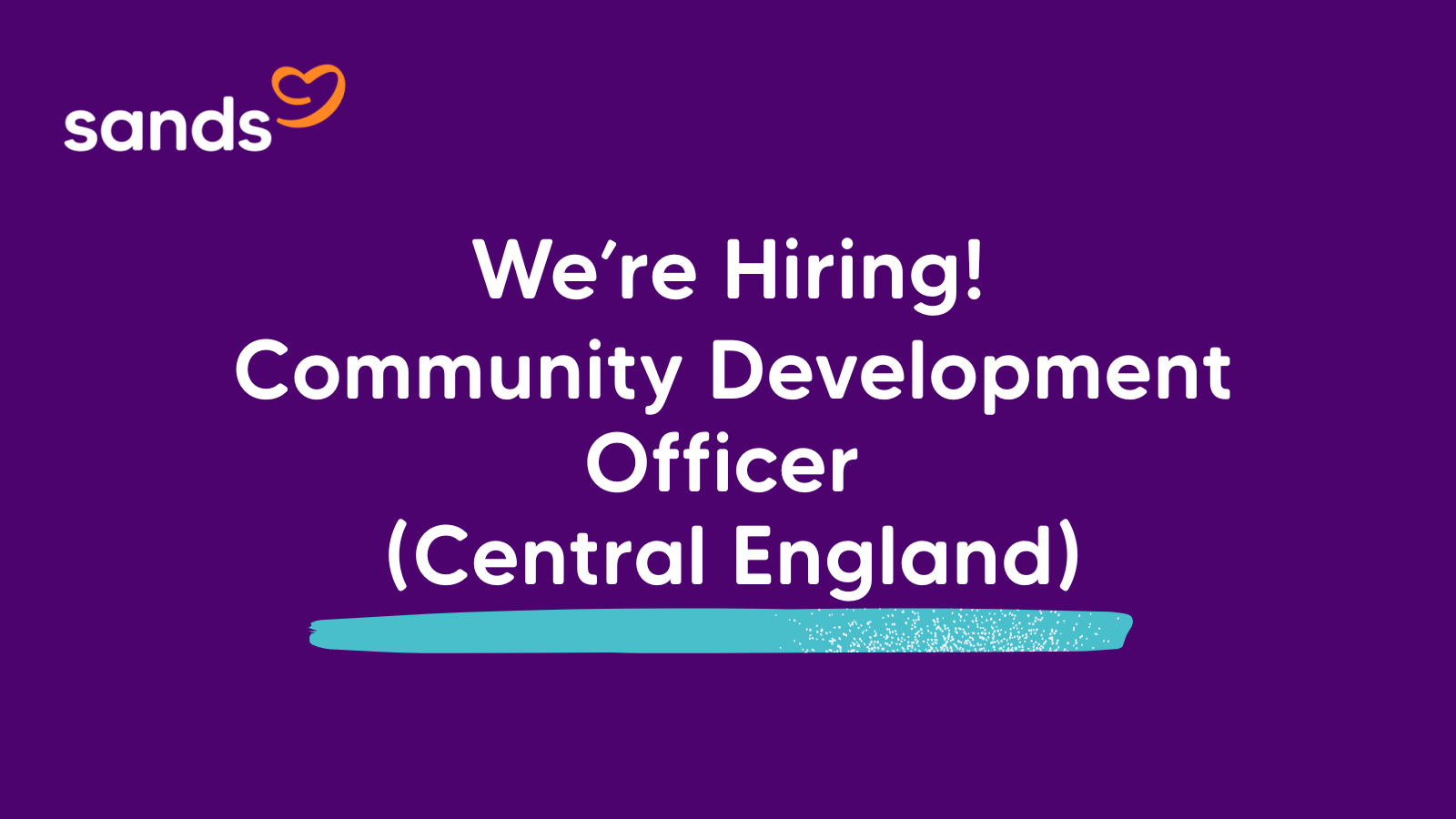 We are hiring Community Development Officer (Central England)