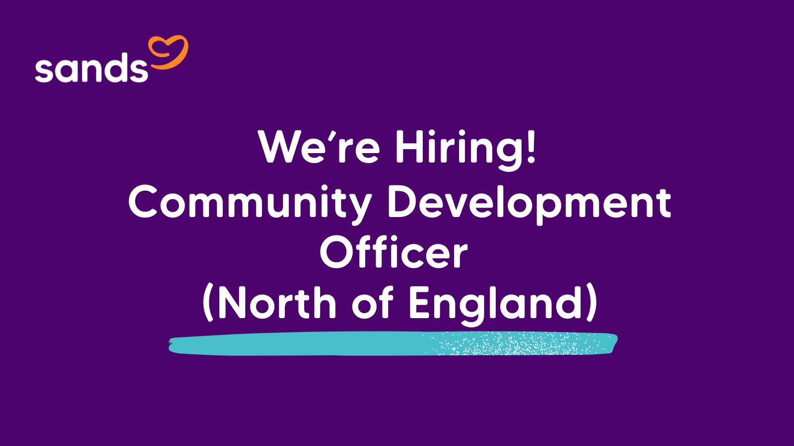 We are hiring Community Development Officer (North of England)