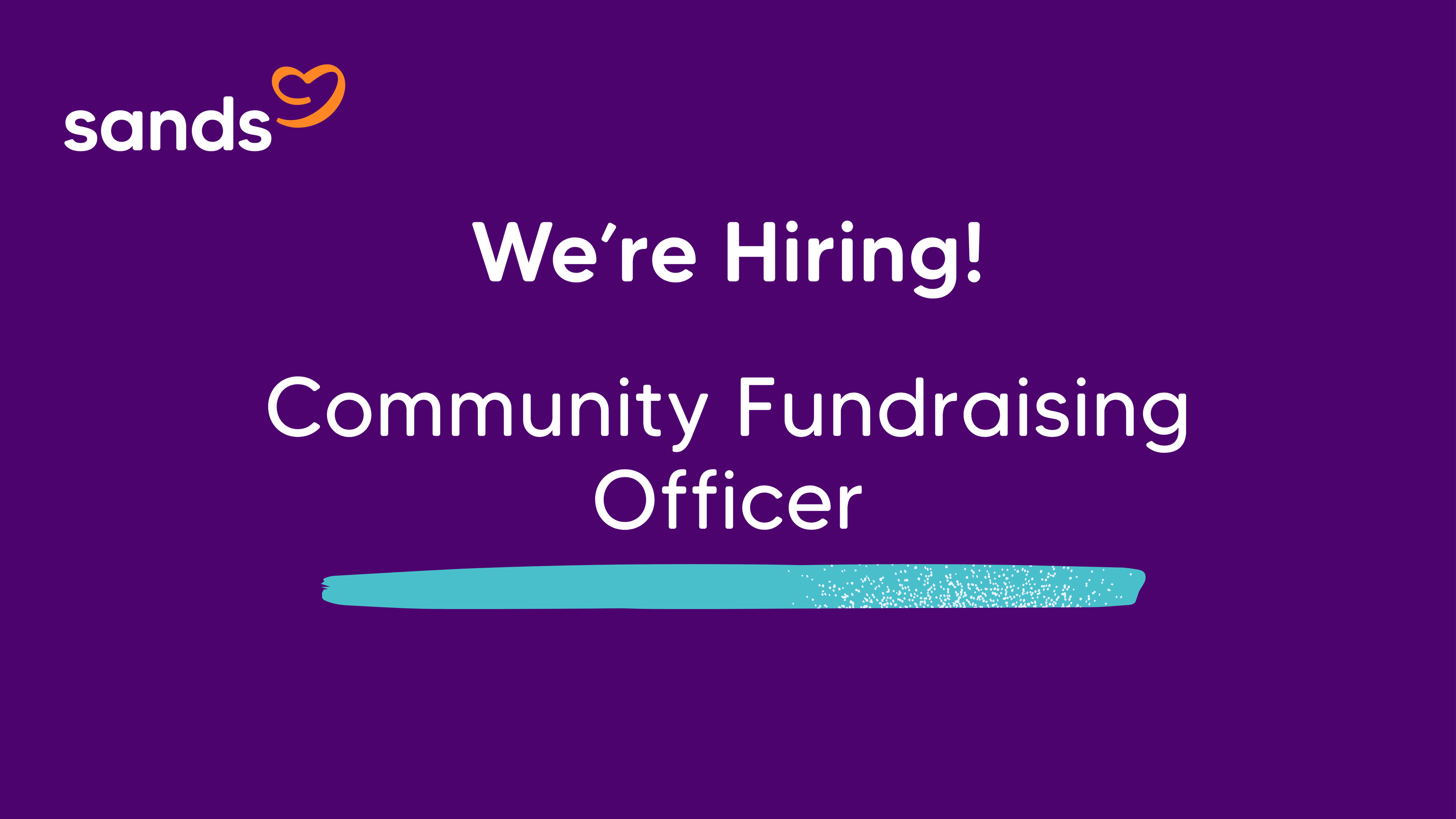 We are hiring Community Fundraising Officer